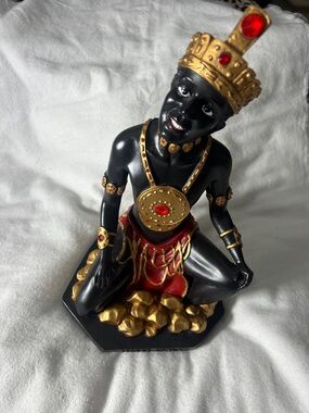 RARE 13” Chango Macho Orisha Statue-Very Good Condition